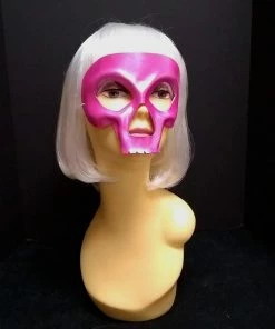 Nocturnal Eclipse Masquerade Masks Skull Face Pink