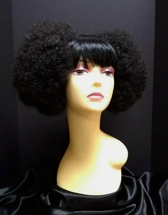 West Bay Afro Puff Clip In Pair Black 3 West Bay Afro Puff Clip In Pair Black