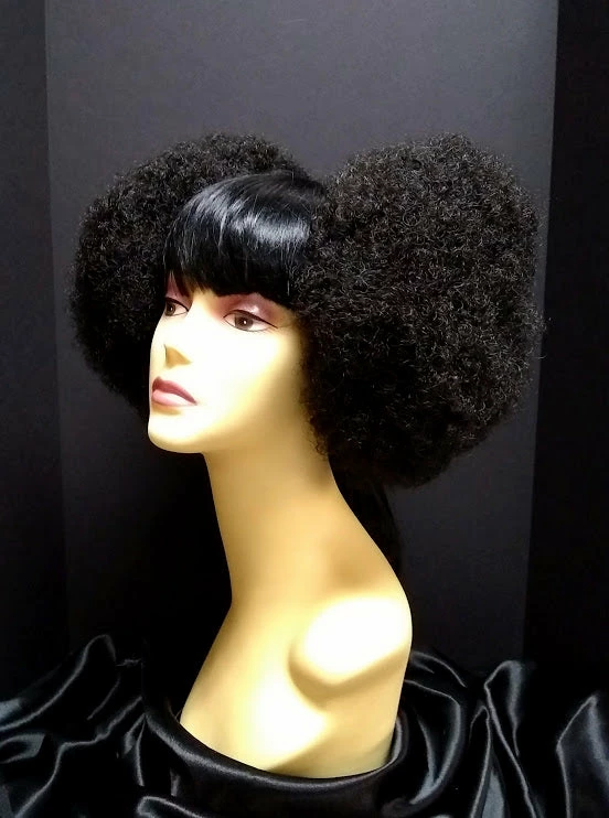 West Bay Afro Puff Clip In Pair Black 4 West Bay Afro Puff Clip In Pair Black