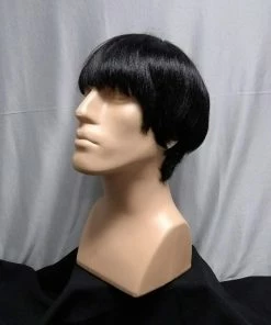West Bay Black 60s Mod Man Wig