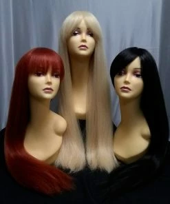 West Bay Mirage Long Wig W/Bangs Black