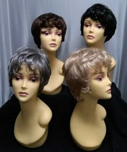 West Bay Black Unisex Wig