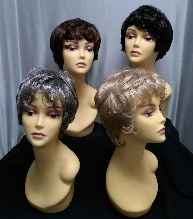 West Bay Black Unisex Wig 3 West Bay Black Unisex Wig