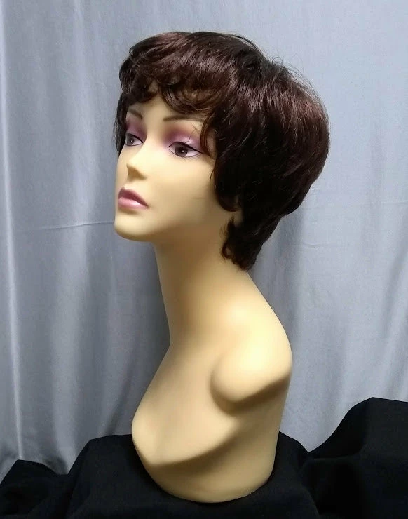 West Bay Black Unisex Wig 4 West Bay Black Unisex Wig
