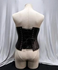 The Corset Company Black Leatherette Corset