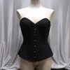 The Corset Company Corset Black Cotton Overbust 1 The Corset Company Corset Black Cotton Overbust