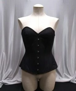 The Corset Company Corset Black Cotton Overbust
