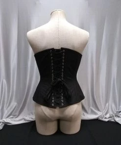 The Corset Company Corset Black Cotton Overbust