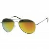 NAGIK Corp Aviator Mirrored Assorted Color Sunglasses
