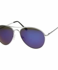 NAGIK Corp Aviator Mirrored Assorted Color Sunglasses