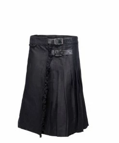 Pentagramme Gothique Skirt Kilt-Style Black Gothic
