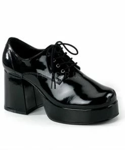 Ellie Shoes Men's Shoes Platform Black Patent