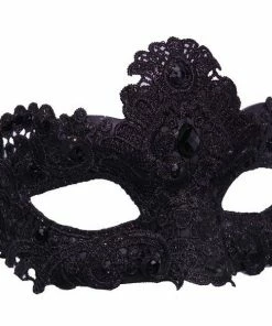 KBW Global Corp Mask Venetian Lace W/ Stones Masquerade Masks