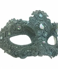 KBW Global Corp Mask Venetian Lace W/ Stones Masquerade Masks