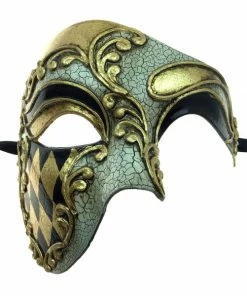 KBW Global Corp Masquerade Masks Mask Venetian Harlequin Half