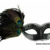 KBW Global Corp Venetian Mask W/ Feathers