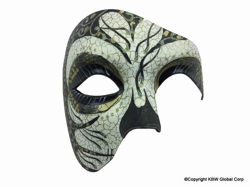 KBW Global Corp Masquerade Masks Day Of The Dead Half Mask 3 KBW Global Corp Masquerade Masks Day Of The Dead Half Mask