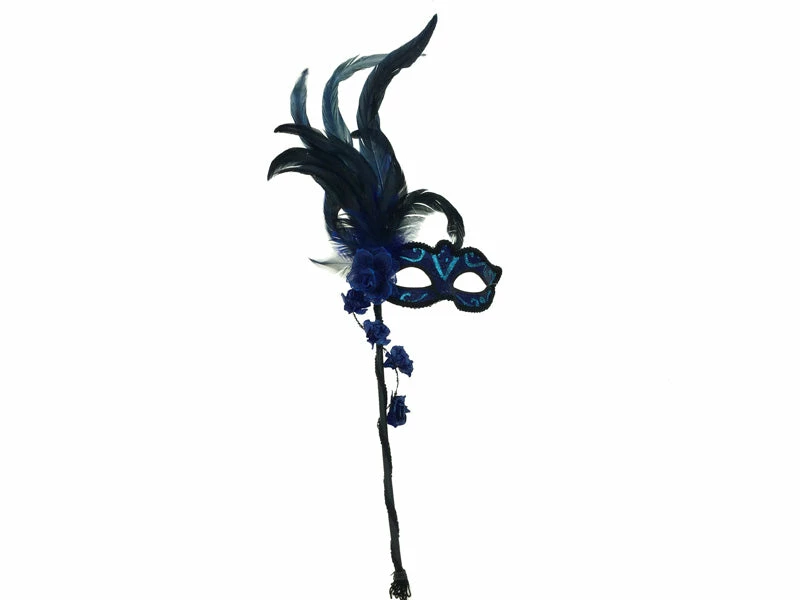 KBW Global Corp Venetian Rose Mask W-Stick Masquerade Masks 5 KBW Global Corp Venetian Rose Mask W-Stick Masquerade Masks