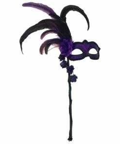 KBW Global Corp Venetian Rose Mask W-Stick Masquerade Masks 9 KBW Global Corp Venetian Rose Mask W-Stick Masquerade Masks