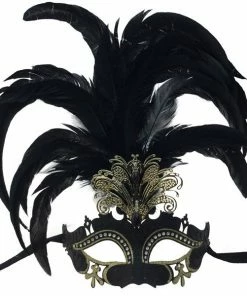 KBW Global Corp Venetian Cutout W/ Foil And Feathers 8 KBW Global Corp Venetian Cutout W/ Foil And Feathers