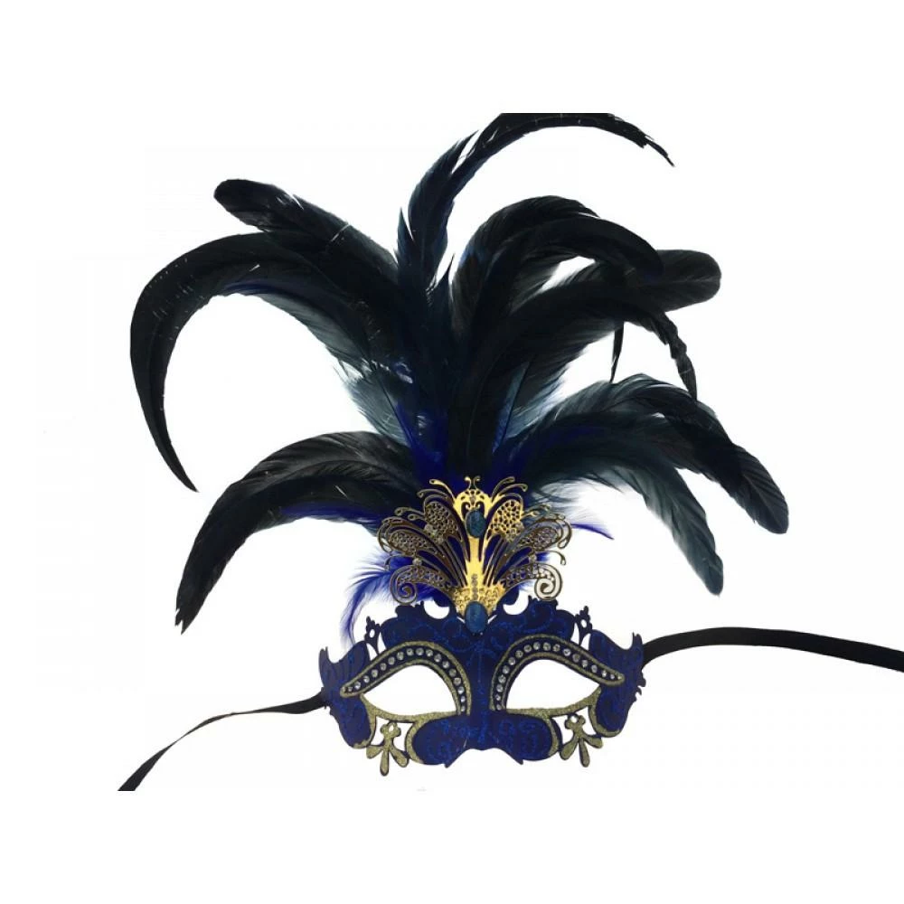 KBW Global Corp Venetian Cutout W/ Foil And Feathers 5 KBW Global Corp Venetian Cutout W/ Foil And Feathers