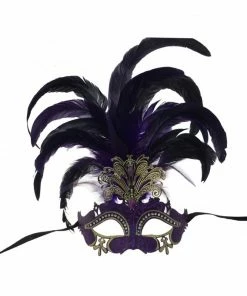 KBW Global Corp Venetian Cutout W/ Foil And Feathers 10 KBW Global Corp Venetian Cutout W/ Foil And Feathers