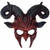 KBW Global Corp Masquerade Masks Blood Red Devil Mask