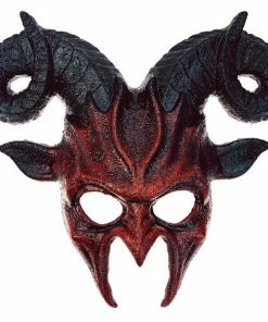 KBW Global Corp Masquerade Masks Blood Red Devil Mask