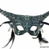 KBW Global Corp Masquerade Masks Venetian Lace Horned Mask