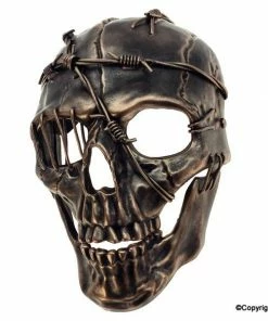 KBW Global Corp Mask Skeleton W/ Barbed Wire Masquerade Masks