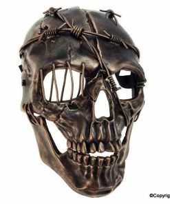 KBW Global Corp Mask Skeleton W/ Barbed Wire Masquerade Masks
