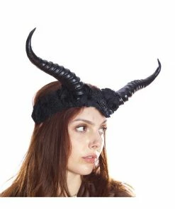 KBW Global Corp Horns & Antlers Vintage Style Horned Headdress