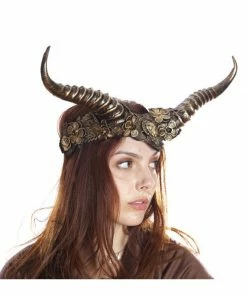 KBW Global Corp Horns & Antlers Vintage Style Horned Headdress