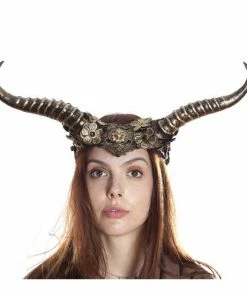 KBW Global Corp Horns & Antlers Vintage Style Horned Headdress