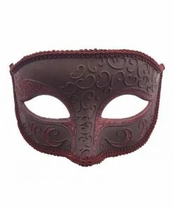 KBW Global Corp Masquerade Masks Venetian Mask W/ Swirls 9 KBW Global Corp Masquerade Masks Venetian Mask W/ Swirls