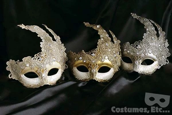 KBW Global Corp Venetian Lace Masquerade Masks 3 KBW Global Corp Venetian Lace Masquerade Masks