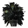 KBW Global Corp Venetian Mask With Coque & Peacock Feathers Masquerade Masks