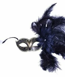 KBW Global Corp Mask W/ Side Feather Spray