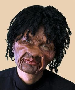 Zagone Studios LLC Ska-Beat Black Man Super Soft Latex Face Mask Horror Masks