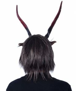 Zagone Studios LLC Underworld Overlord, Demon Devil Goat Lord Krampus Baphomet Latex Face Mask