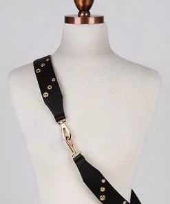 Fame Accessories Decades Triple Punch Hole Fuax Leather Belt Strap