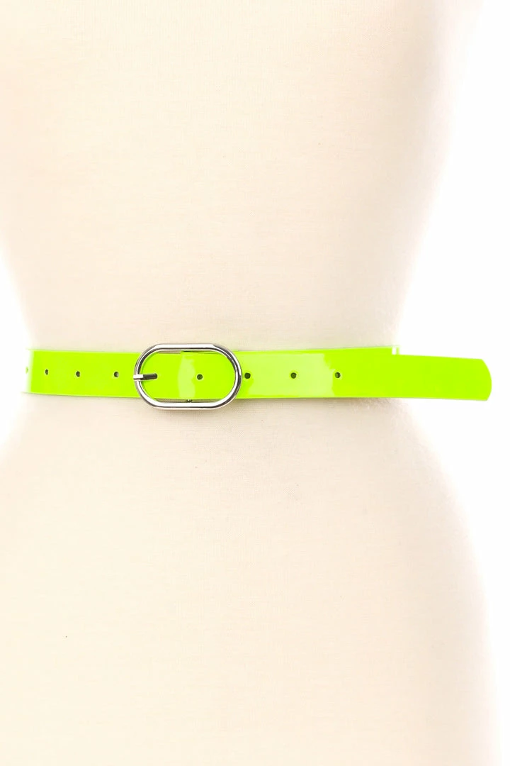 Fame Accessories Belt Skinny Neon Assorted Decades 3 Fame Accessories Belt Skinny Neon Assorted Decades