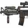 UK Arms M4 AIRSOFT RIFLE W/ SCOPE, GRIP, LASER, EXTENSION Guns & Holsters