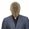 KBW Global Corp Masquerade Masks Full Head Mask With Gold Spikes 2 KBW Global Corp Masquerade Masks Full Head Mask With Gold Spikes