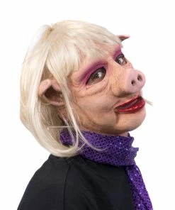 Zagone Studios LLC Horror Masks Ms Pig Latex Face Mask