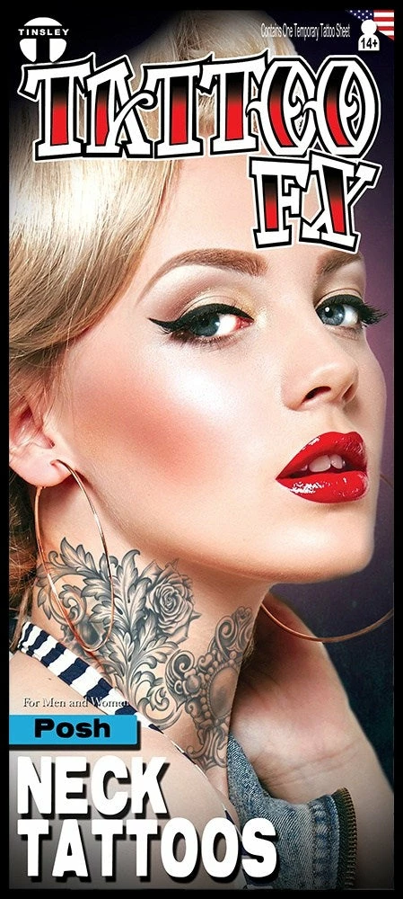 Tinsley Transfers Posh Tattoos & Tattoo Effects 4 Tinsley Transfers Posh Tattoos & Tattoo Effects