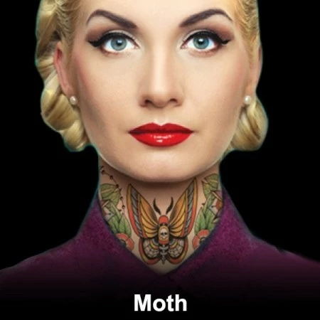 Tinsley Transfers Moth Tattoos & Tattoo Effects 5 Tinsley Transfers Moth Tattoos & Tattoo Effects