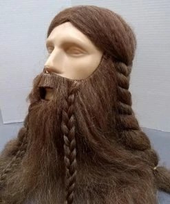 Alicia International Olef Medium Brown Wig And Beard Set