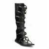 Pleaser Men's Shoes Roman Sandal Black
