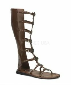 Pleaser Men's Shoes Roman Sandal Brown